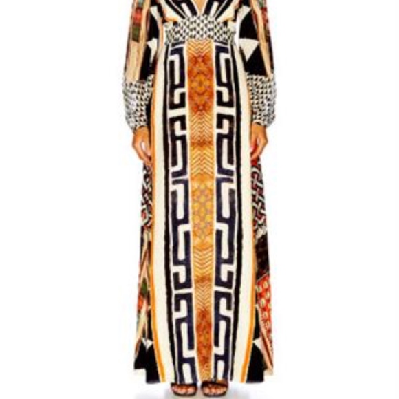 Camilla Printed Lantern Sleeve Dress - Picture 3 of 7